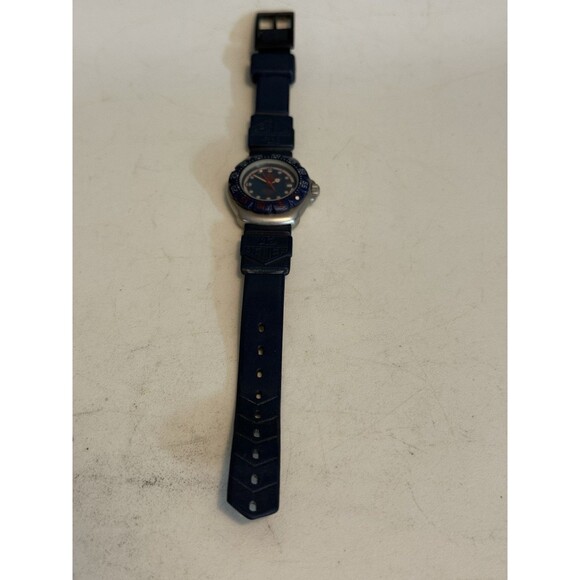 Tag Heuer F1 370.505 28mm Blue Red Women's Watch Swiss Quartz Vintage 1980s Date - Picture 1 of 12